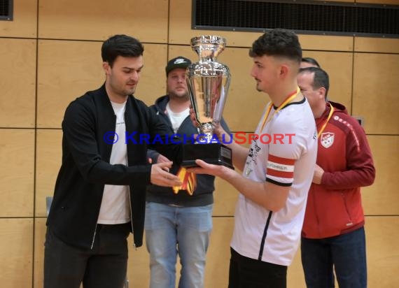 Futsal-Kreismeisterschaften Sinsheim B-Junioren in der Kraichgauhalle in Gemmingen - Futsal Endspiel B-Junioren SV Rohrbach/S vs JSG Obergimpern/Bonfeld/Fürfeld 1 (© Siegfried Lörz)